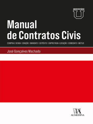 cover image of Manual de Contratos Civis--Compra e Venda, Doação, Mandato, Depósito, Empreitada, Locação, Comodato e Mútuo